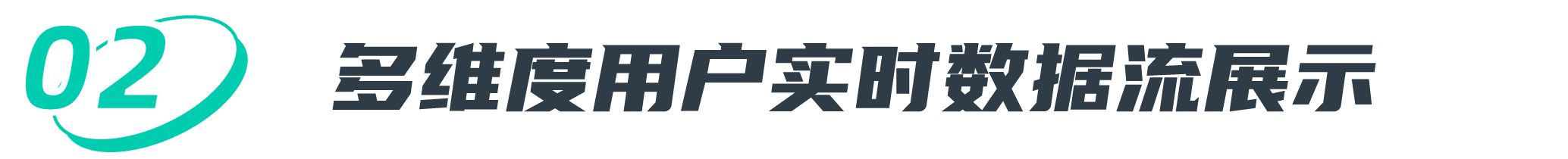 多维度用户实时数据流展示